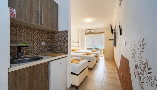 Habitación cuádruple familiar, vistas al mar