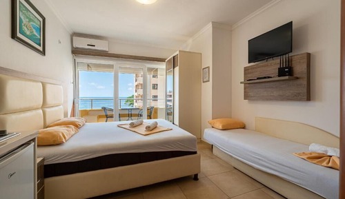 Habitación familiar doble, vistas al mar