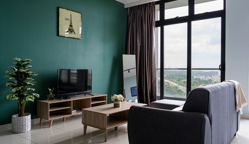 Apartamento, 2 camas de matrimonio, no fumadores, balcón