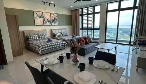 Apartamento, 2 camas de matrimonio, no fumadores, balcón