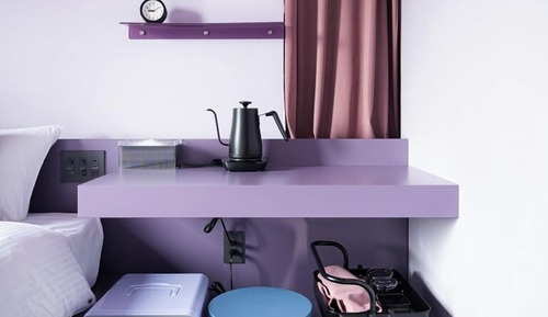 Habitación, no fumadores, baño compartido (Purple)