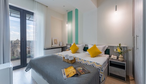 Habitación estándar, balcón, vistas a la ciudad