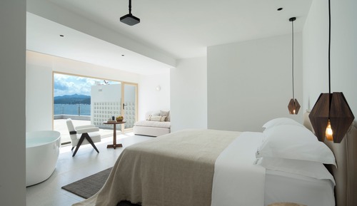 Habitación exclusiva doble, balcón, vistas al mar