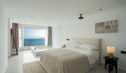 Habitación Grand doble, balcón, vistas al mar