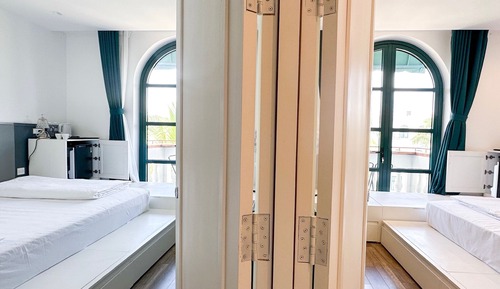 Family Quadruple Room, Balcony, Garden View
