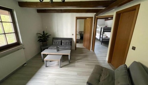Suite familiar, 2 habitaciones, baño privado, vistas al jardín