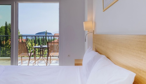 Habitación estándar doble, balcón, vistas al mar
