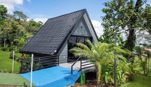 Bungalow Confort, accesible en silla de ruedas, vistas a la colina
