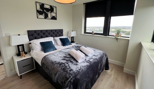 Apartamento Deluxe, baño privado, vistas al valle (One Bedroom with Parking)