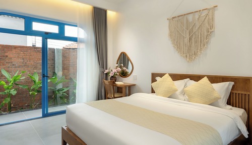 Habitación Deluxe doble, 1 cama de matrimonio grande, vistas a la piscina