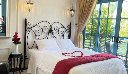 Villa, vistas al patio