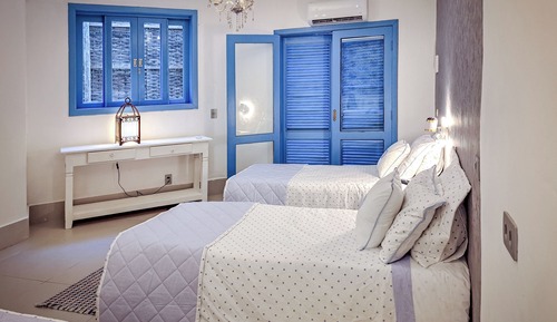 Habitación familiar, vistas al mar