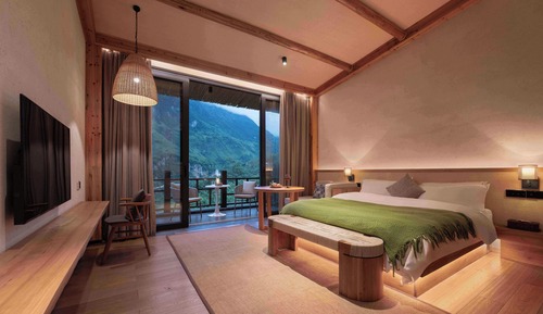 Habitación doble superior, vistas a la colina