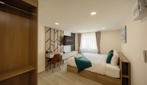 Habitación exclusiva, vistas a la ciudad
