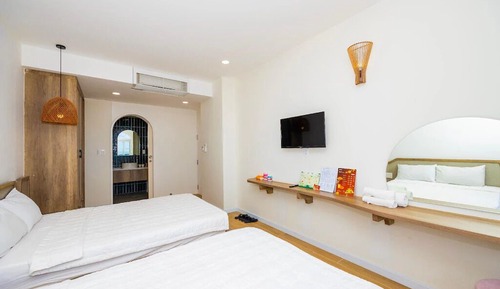 Habitación familiar doble, vistas a la ciudad