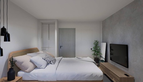 Habitación doble superior, vistas al jardín