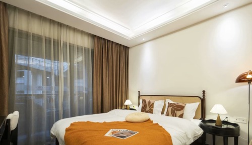 Suite estudio sénior, 1 cama de matrimonio grande con sofá cama, vistas parciales al mar