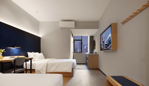 Habitación familiar, vistas a la ciudad