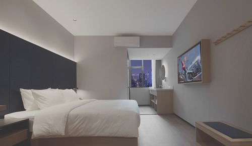 Habitación básica doble, vistas a la ciudad