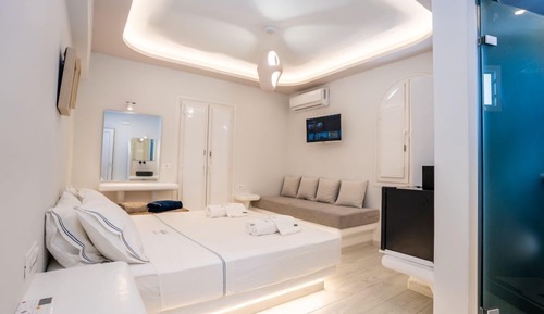 Habitación triple Deluxe, balcón, vistas al mar