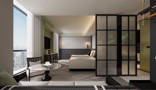 Habitación básica con 1 cama doble o 2 individuales