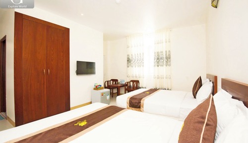 Habitación cuádruple Deluxe, vistas a la ciudad