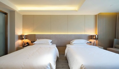 Habitación ejecutiva con 2 camas individuales, vistas a la ciudad