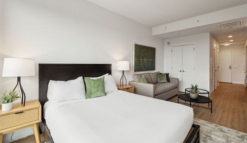 Estudio, 1 cama de matrimonio