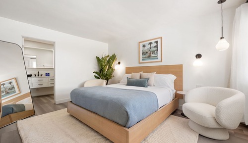 Estudio, 1 cama de matrimonio
