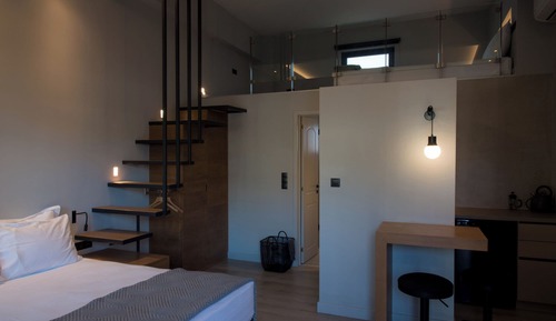 Loft, vistas al jardín, planta baja