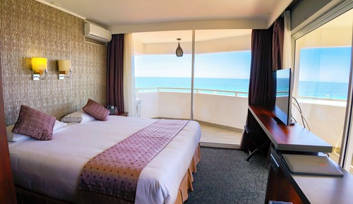 Habitación Deluxe doble, balcón, vistas al mar