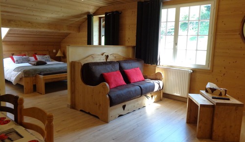 Habitación familiar, balcón