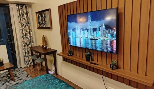 Apartamento panorámico, 1 cama de matrimonio, balcón, vistas parciales al mar