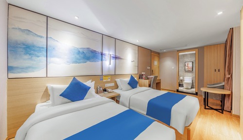 Habitación de lujo con 2 camas individuales