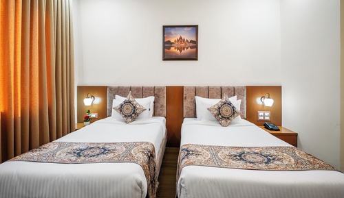 Habitación Deluxe con 2 camas individuales, vistas a la ciudad