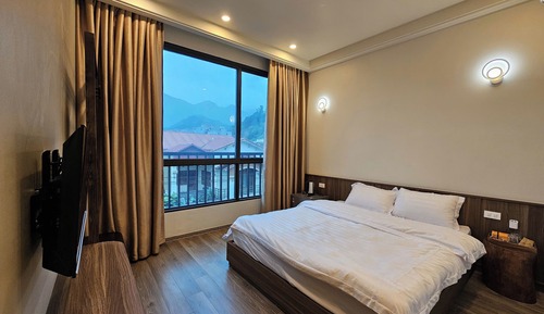 Habitación básica doble, vistas a la ciudad