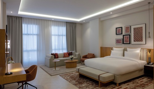 Suite Deluxe, 1 cama de matrimonio grande con sofá cama