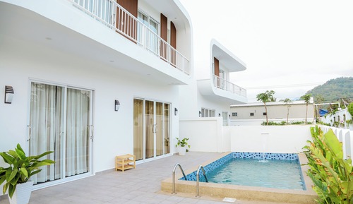 Villa de lujo, vistas a la piscina