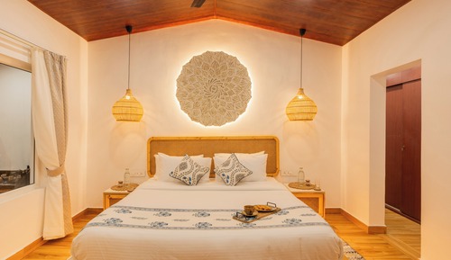 Casa de campo, 1 cama de matrimonio grande, patio, vistas al mar