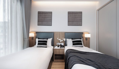 Apartamento Deluxe, 2 habitaciones, balcón, vistas a la ciudad