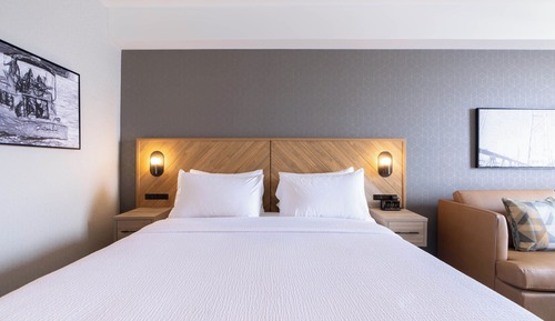 Habitación estándar, 1 cama de matrimonio grande con sofá cama