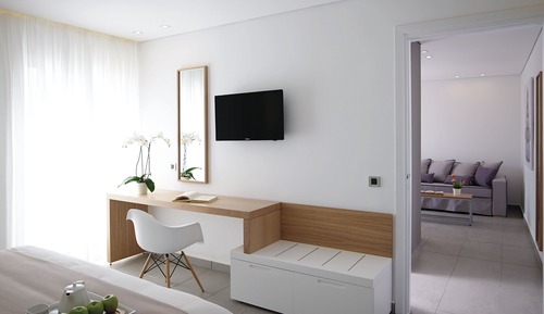 Suite, balcón, vistas a la ciudad