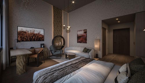 Suite, vistas al patio