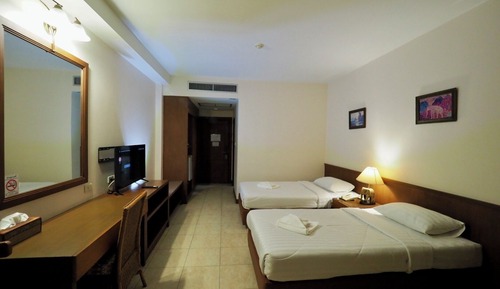 Habitación Deluxe, lanai, vistas al patio