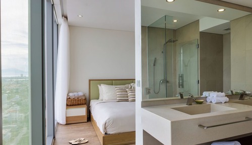 Ático de lujo, 2 habitaciones, vistas a la playa