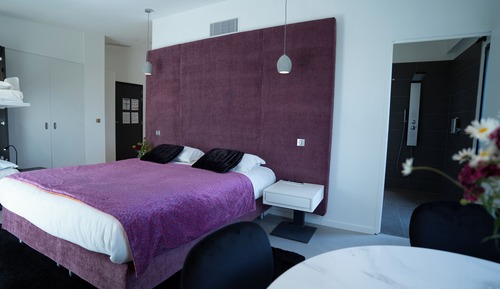 Habitación cuádruple familiar, vistas al jardín