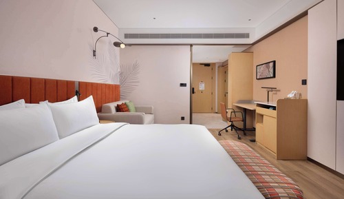 Habitación, 1 cama de matrimonio grande, accesible para personas con discapacidad