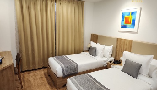 Habitación con 1 cama doble o 2 individuales
