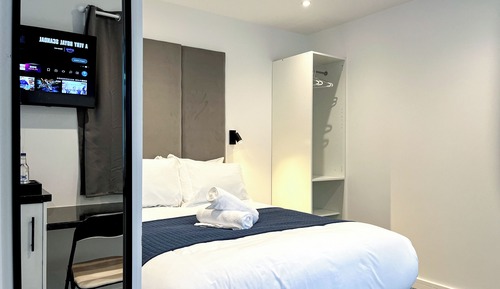 Habitación estándar doble, 1 cama doble, no fumadores, baño privado
