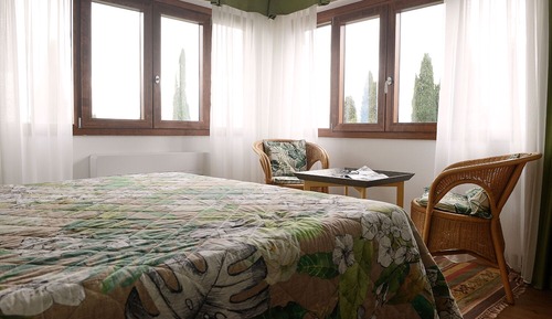 Habitación estándar doble, 1 cama de matrimonio, vistas al lago, en la zona del jardín